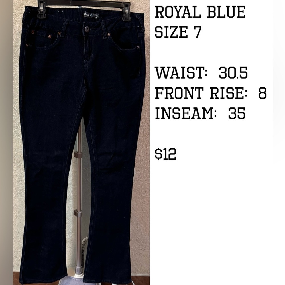 Royal Blue Jeans-TALL